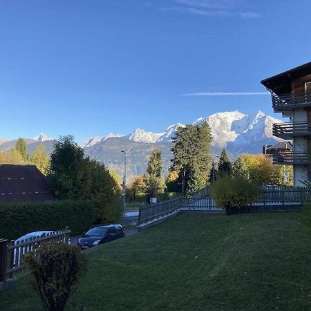 La Marmotte: Vue Mont Blanc, Terrasse, Parking Apartment Combloux Exterior photo