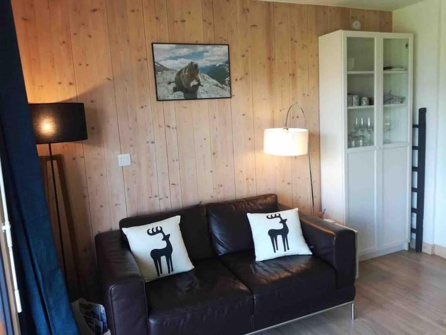 La Marmotte: Vue Mont Blanc, Terrasse, Parking Apartment Combloux Exterior photo