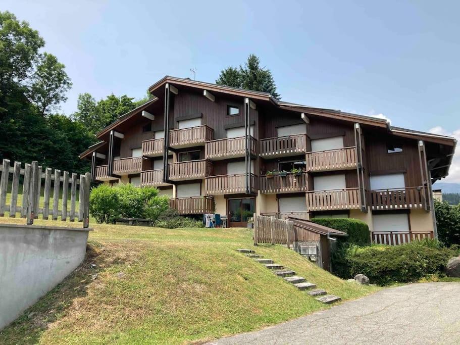 La Marmotte: Vue Mont Blanc, Terrasse, Parking Apartment Combloux Exterior photo